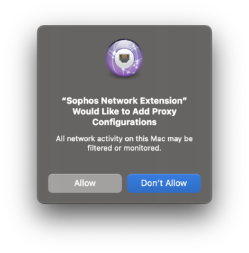 Sophos Network Extension